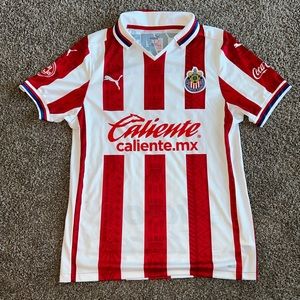 Never worn! Men’s Puma large soccer jersey. Club Deportivo Guadalajara.